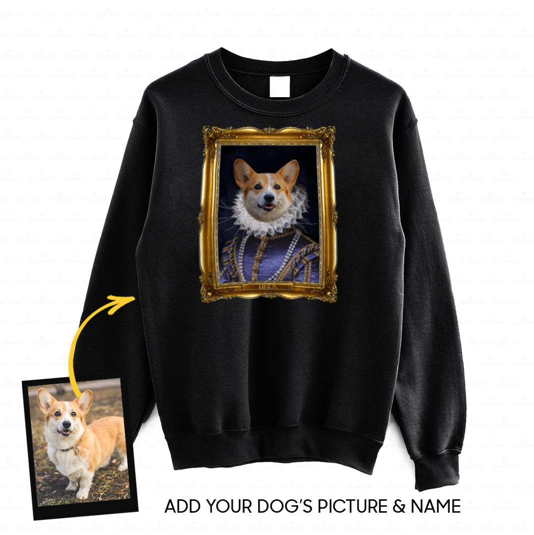Personalized Dog Gift Idea - Royal Dog's Portrait 28 For Dog Lovers - Standard Crew Neck Sweatshirt