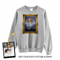 Thumbnail for Personalized Dog Gift Idea - Royal Dog's Portrait 27 For Dog Lovers - Standard Crew Neck Sweatshirt