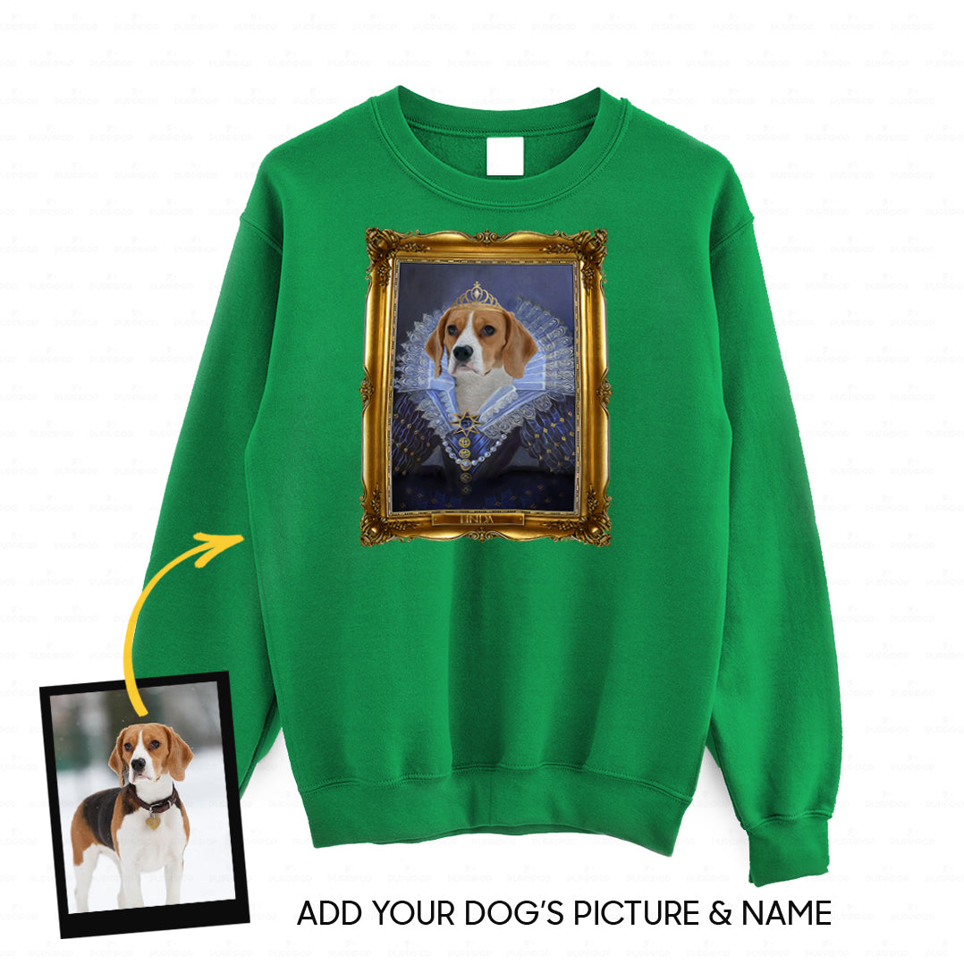 Personalized Dog Gift Idea - Royal Dog's Portrait 27 For Dog Lovers - Standard Crew Neck Sweatshirt