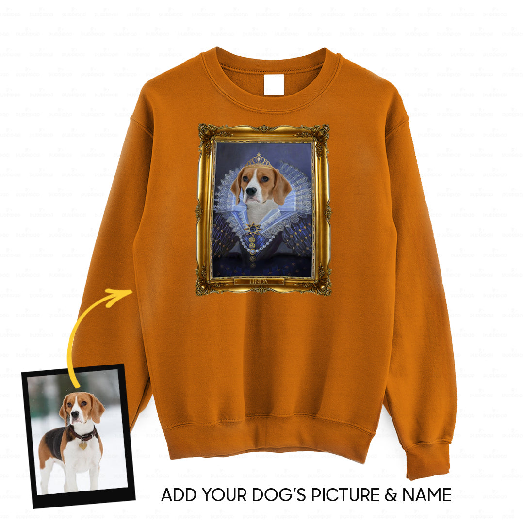 Personalized Dog Gift Idea - Royal Dog's Portrait 27 For Dog Lovers - Standard Crew Neck Sweatshirt
