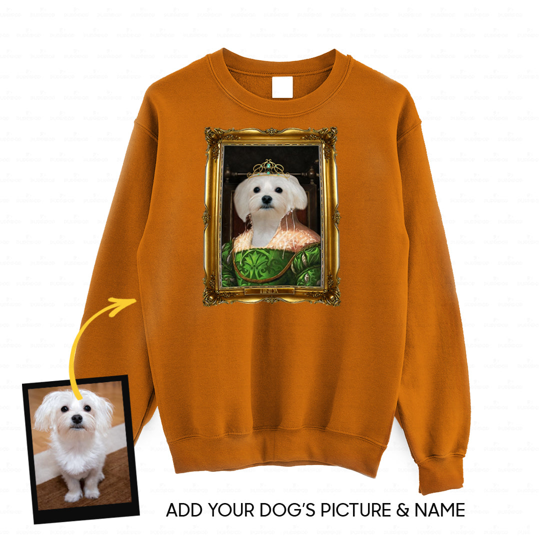 Personalized Dog Gift Idea - Royal Dog's Portrait 25 For Dog Lovers - Standard Crew Neck Sweatshirt