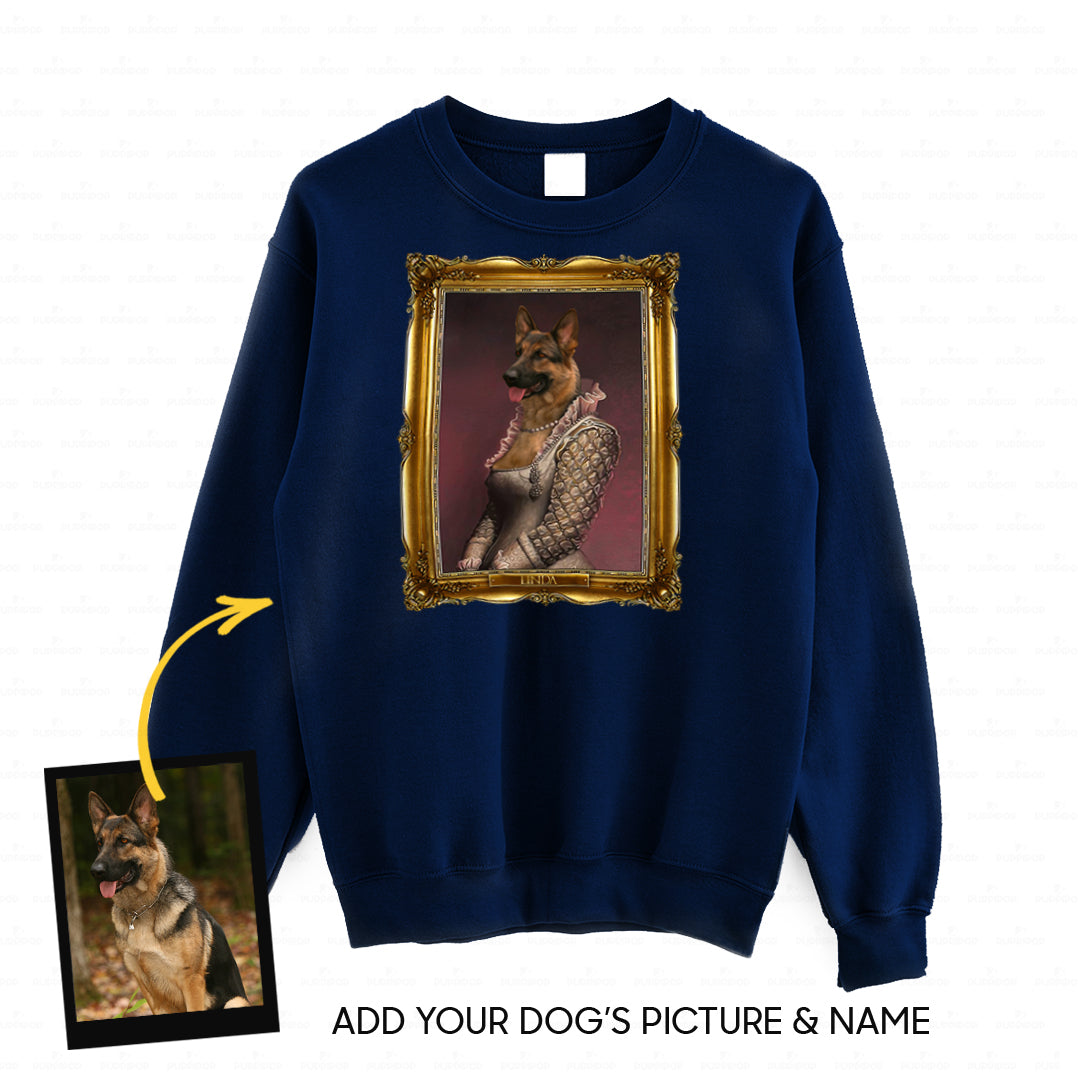 Personalized Dog Gift Idea - Royal Dog's Portrait 24 For Dog Lovers - Standard Crew Neck Sweatshirt