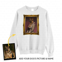 Thumbnail for Personalized Dog Gift Idea - Royal Dog's Portrait 24 For Dog Lovers - Standard Crew Neck Sweatshirt