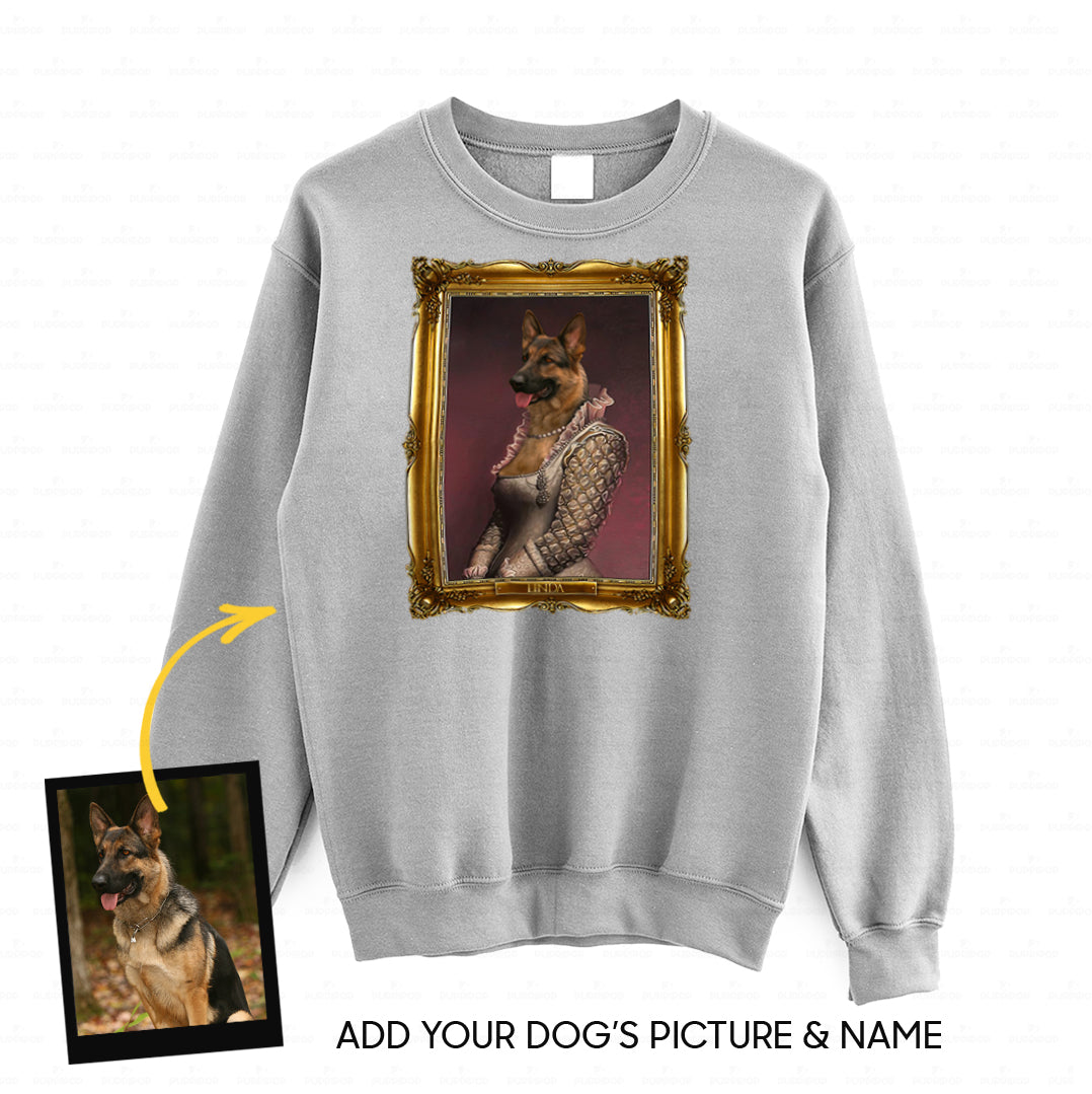 Personalized Dog Gift Idea - Royal Dog's Portrait 24 For Dog Lovers - Standard Crew Neck Sweatshirt