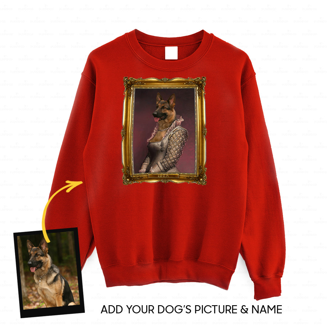 Personalized Dog Gift Idea - Royal Dog's Portrait 24 For Dog Lovers - Standard Crew Neck Sweatshirt