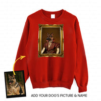 Thumbnail for Personalized Dog Gift Idea - Royal Dog's Portrait 30 For Dog Lovers - Standard Crew Neck Sweatshirt
