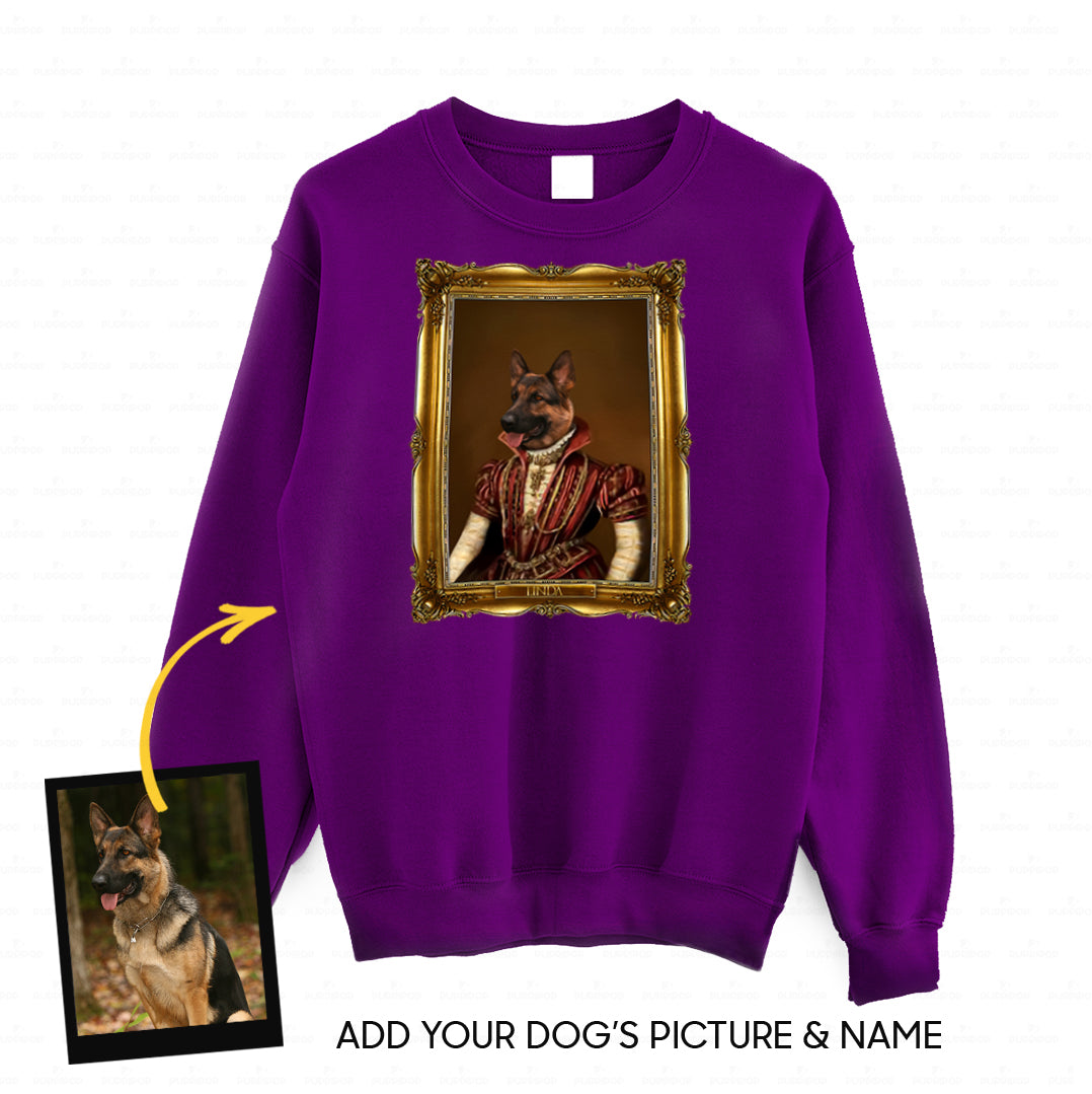 Personalized Dog Gift Idea - Royal Dog's Portrait 30 For Dog Lovers - Standard Crew Neck Sweatshirt