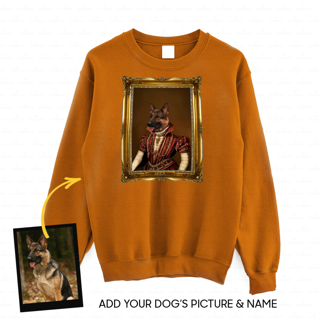 Personalized Dog Gift Idea - Royal Dog's Portrait 30 For Dog Lovers - Standard Crew Neck Sweatshirt
