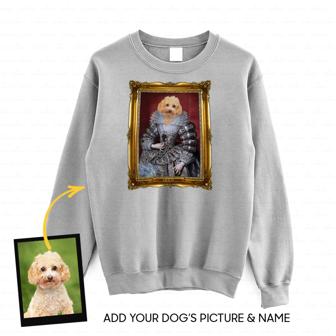 Personalized Dog Gift Idea - Royal Dog's Portrait 32 For Dog Lovers - Standard Crew Neck Sweatshirt