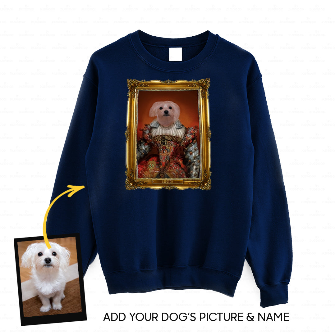 Personalized Dog Gift Idea - Royal Dog's Portrait 33 For Dog Lovers - Standard Crew Neck Sweatshirt