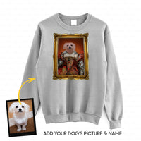 Thumbnail for Personalized Dog Gift Idea - Royal Dog's Portrait 33 For Dog Lovers - Standard Crew Neck Sweatshirt