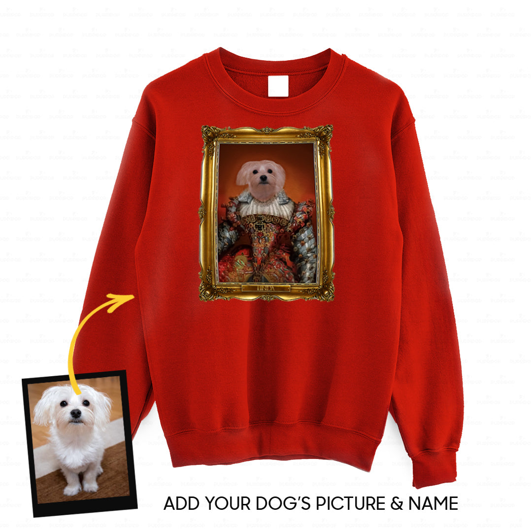 Personalized Dog Gift Idea - Royal Dog's Portrait 33 For Dog Lovers - Standard Crew Neck Sweatshirt