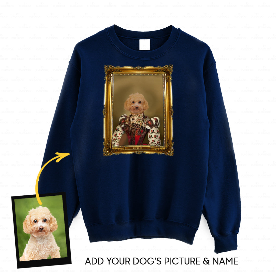 Personalized Dog Gift Idea - Royal Dog's Portrait 34 For Dog Lovers - Standard Crew Neck Sweatshirt
