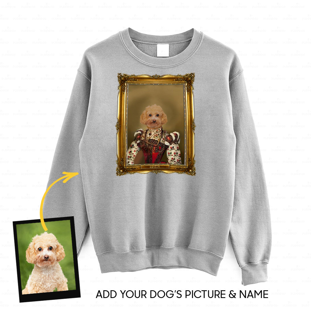 Personalized Dog Gift Idea - Royal Dog's Portrait 34 For Dog Lovers - Standard Crew Neck Sweatshirt