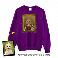 Thumbnail for Personalized Dog Gift Idea - Royal Dog's Portrait 34 For Dog Lovers - Standard Crew Neck Sweatshirt