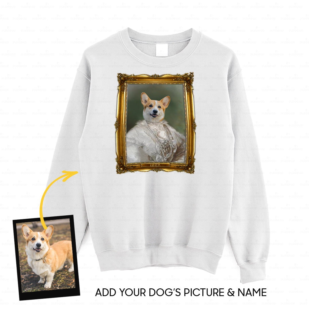 Personalized Dog Gift Idea - Royal Dog's Portrait 36 For Dog Lovers - Standard Crew Neck Sweatshirt