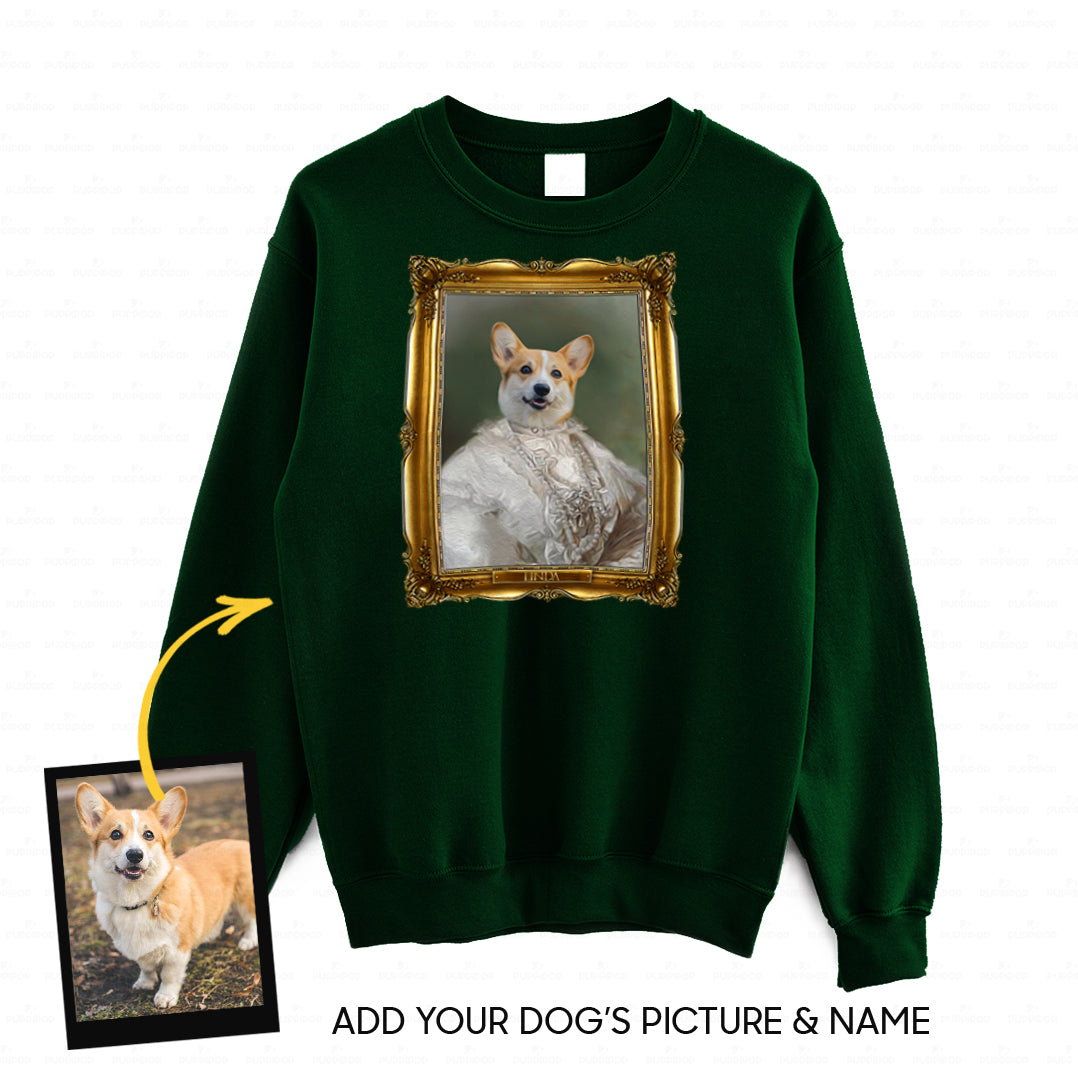 Personalized Dog Gift Idea - Royal Dog's Portrait 36 For Dog Lovers - Standard Crew Neck Sweatshirt