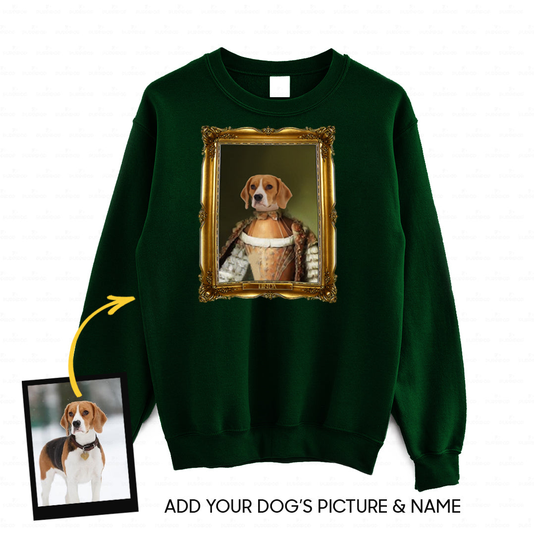 Personalized Dog Gift Idea - Royal Dog's Portrait 37 For Dog Lovers - Standard Crew Neck Sweatshirt
