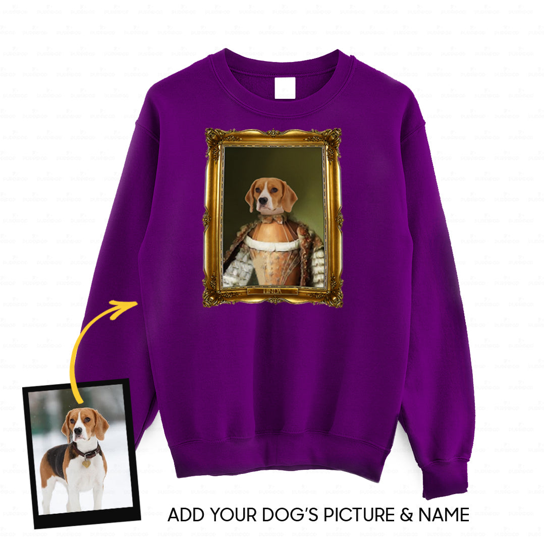 Personalized Dog Gift Idea - Royal Dog's Portrait 37 For Dog Lovers - Standard Crew Neck Sweatshirt