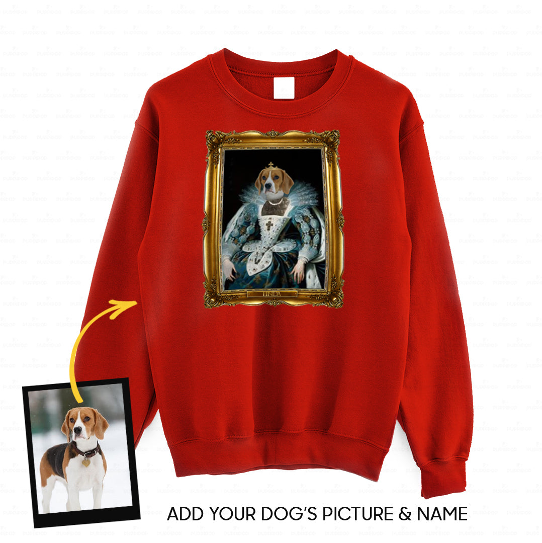 Personalized Dog Gift Idea - Royal Dog's Portrait 38 For Dog Lovers - Standard Crew Neck Sweatshirt