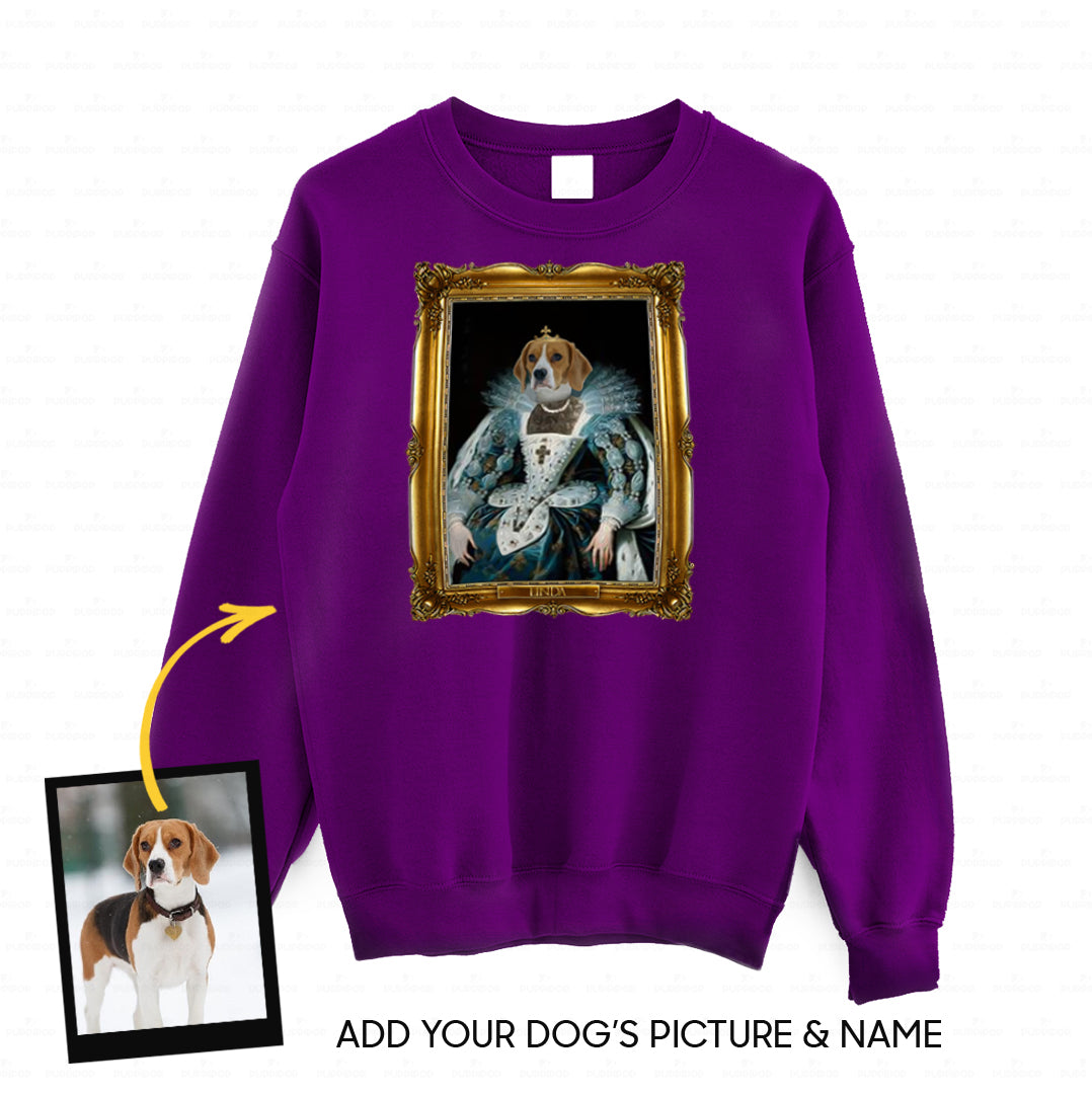 Personalized Dog Gift Idea - Royal Dog's Portrait 38 For Dog Lovers - Standard Crew Neck Sweatshirt