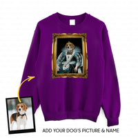 Thumbnail for Personalized Dog Gift Idea - Royal Dog's Portrait 38 For Dog Lovers - Standard Crew Neck Sweatshirt