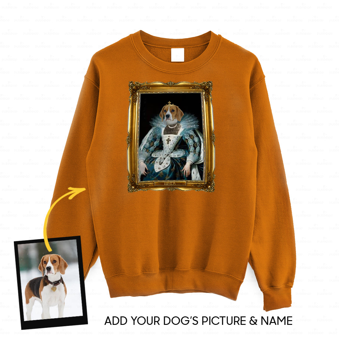 Personalized Dog Gift Idea - Royal Dog's Portrait 38 For Dog Lovers - Standard Crew Neck Sweatshirt