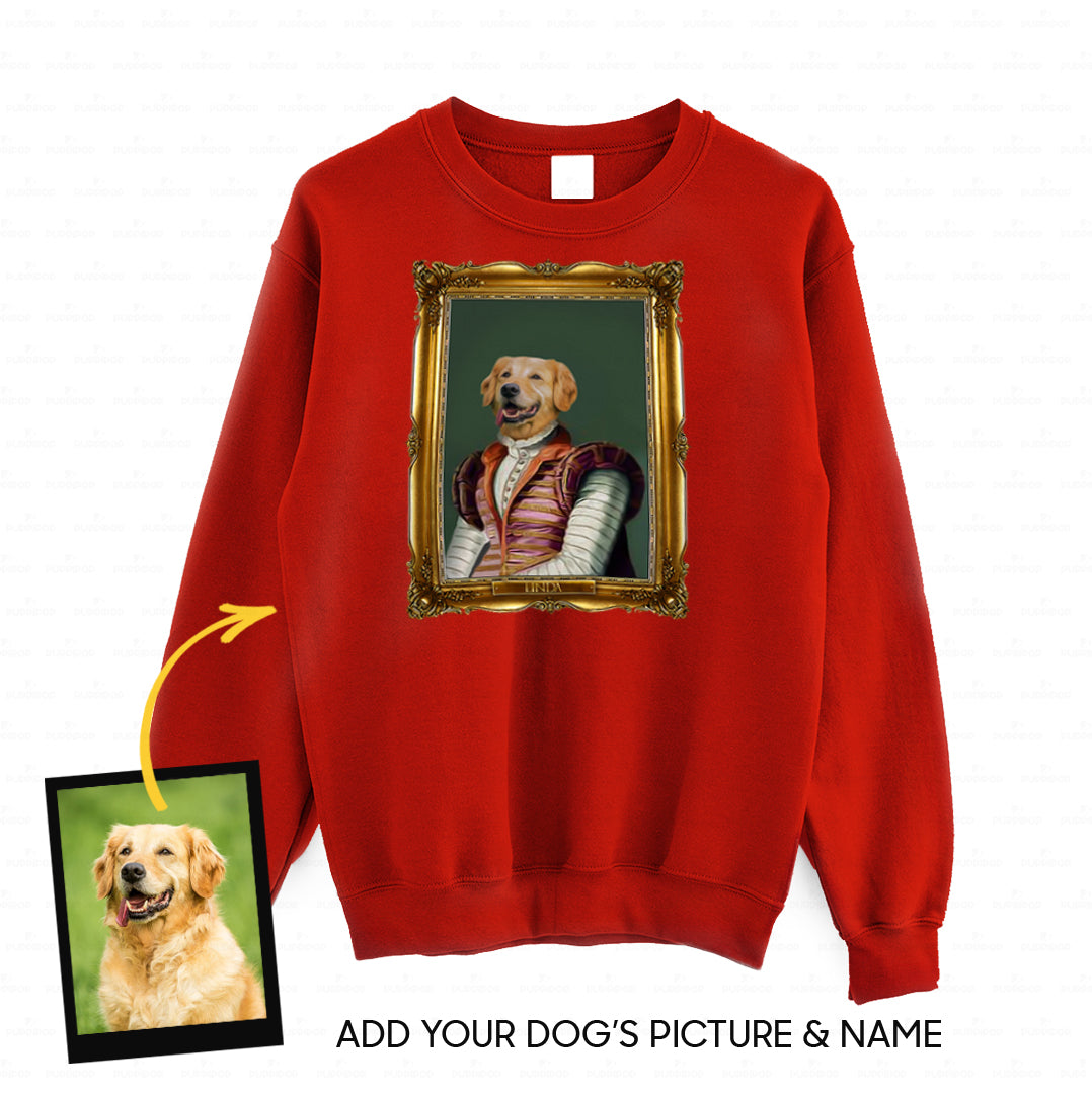 Personalized Dog Gift Idea - Royal Dog's Portrait 39 For Dog Lovers - Standard Crew Neck Sweatshirt