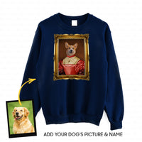 Thumbnail for Personalized Dog Gift Idea - Royal Dog's Portrait 40 For Dog Lovers - Standard Crew Neck Sweatshirt