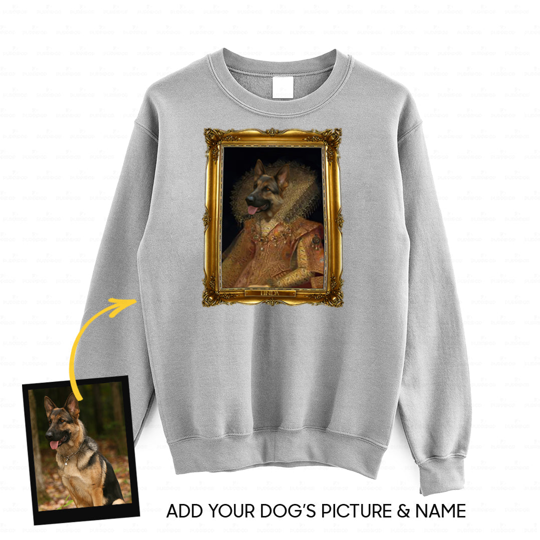 Personalized Dog Gift Idea - Royal Dog's Portrait 41 For Dog Lovers - Standard Crew Neck Sweatshirt