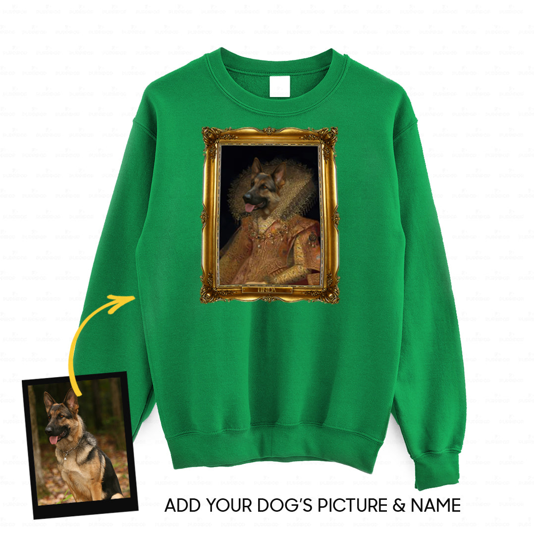 Personalized Dog Gift Idea - Royal Dog's Portrait 41 For Dog Lovers - Standard Crew Neck Sweatshirt