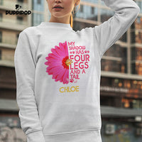 Thumbnail for Personalized Dog Gift Idea - My Shadow Has 4 Legs And A Tail For Dog Lovers - Standard Crew Neck Sweatshirt