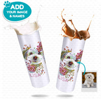 Thumbnail for Personalized Dog Gift Idea - Creative Watercolor Portrait For Puppy Lovers - Tumbler