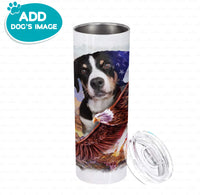 Thumbnail for Personalized Independence Day Dog Gift - USA Flag Eagle Puppy For Dog Lover - Tumbler