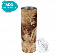 Thumbnail for Personalized Dog Gift Idea - Vintage Jesus Christ And Dog For Dog Lover - Tumbler