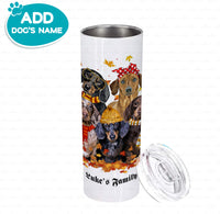Thumbnail for Personalized Dog Gift Idea - Dachshund Family For Dog Lover - Tumbler