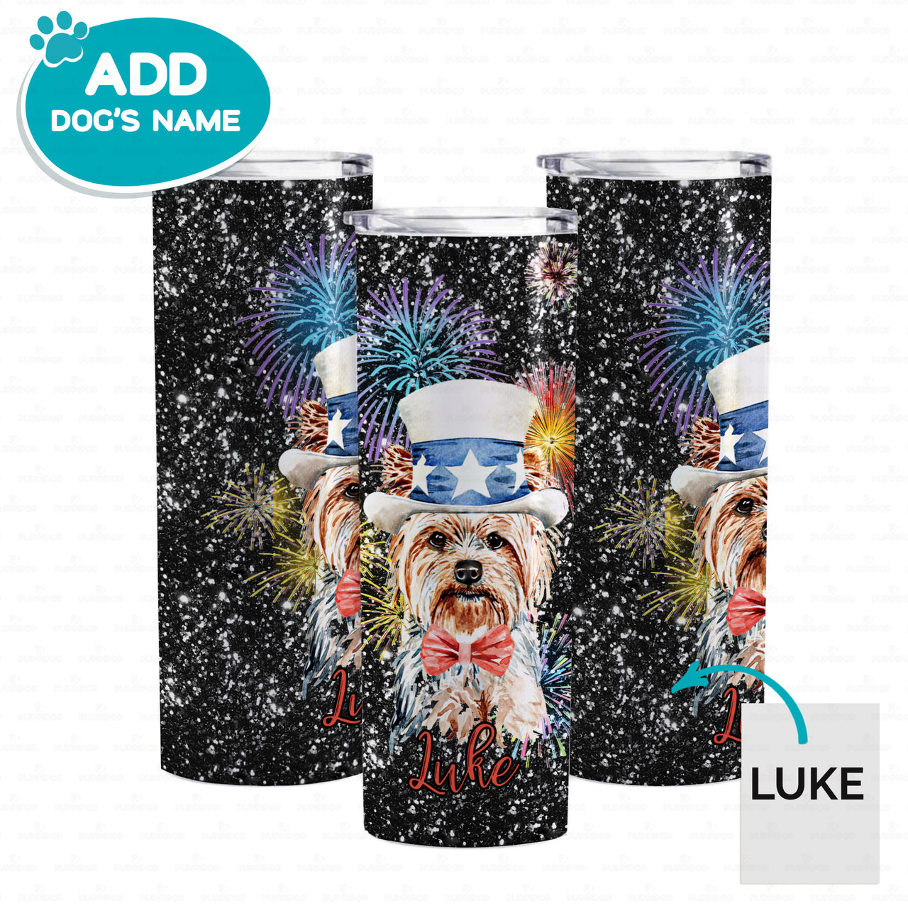 Independence Day Dog Gift Idea - 4th Of July Fireworks For Dog Lover - Tumbler