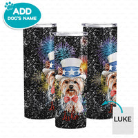 Thumbnail for Independence Day Dog Gift Idea - 4th Of July Fireworks For Dog Lover - Tumbler