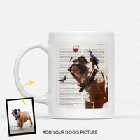 Thumbnail for Custom Dog Mug - Personalized Creative Gift Idea - Dog Au Vin Wine For Dog Lover - White Mug